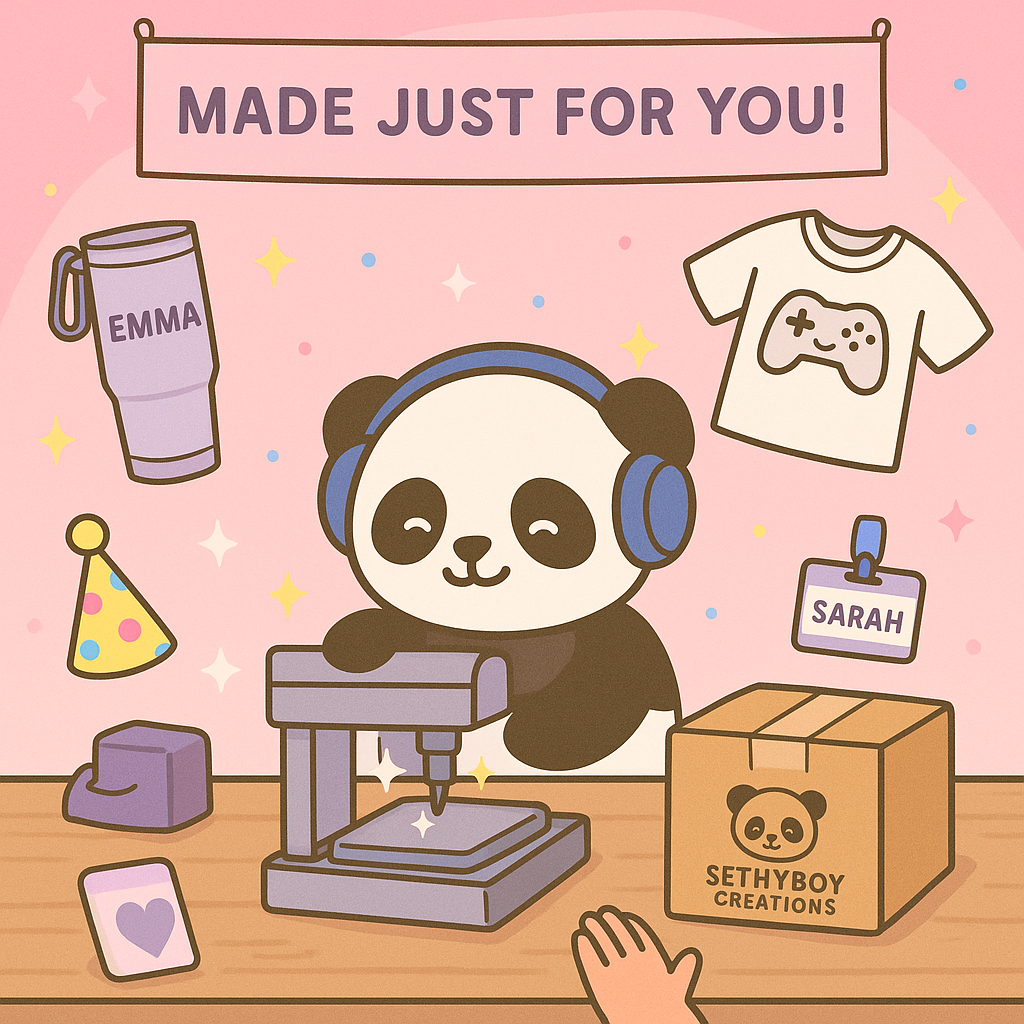 Custom Made and Customizable Items