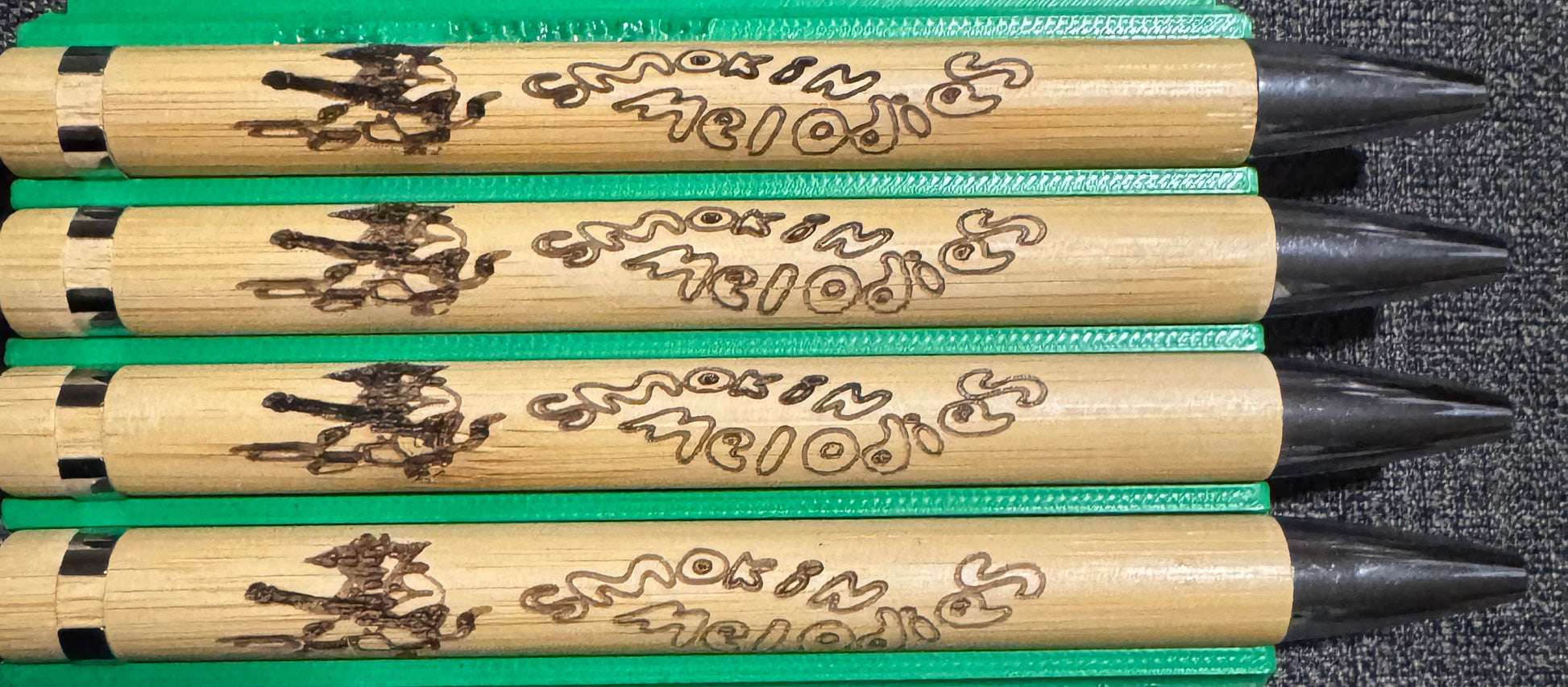 Custom Engraved Bamboo Pens